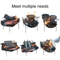 Barbecue au charbon de bois portable pliable Grills Titanium Fire Pit